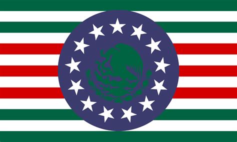 Mexico-USA flag : vexillology