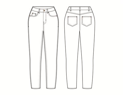 Denim Jeans Sketch Atelier Yuwa Ciao Jp