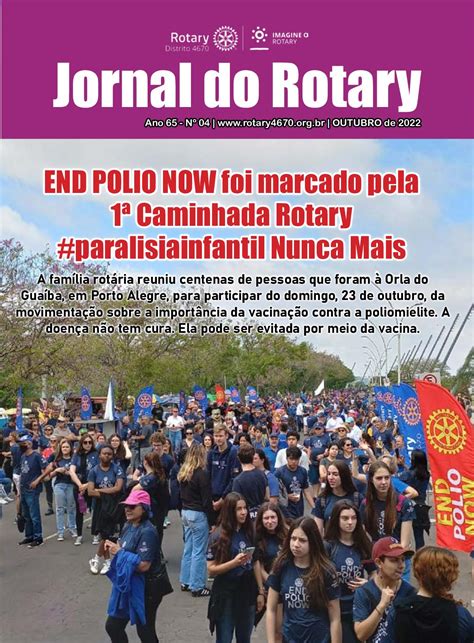 Calam O Jornal Do Rotary Distrito Ed Outubro De