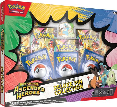 Pokémon TCG: Mega Evolution—Ascended Heroes First Partners Deluxe Pin