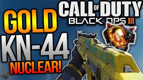 BLACK OPS 3 GOLD KN 44 NUCLEAR GAMEPLAY GOLD GUN NUCLEAR GAMEPLAY