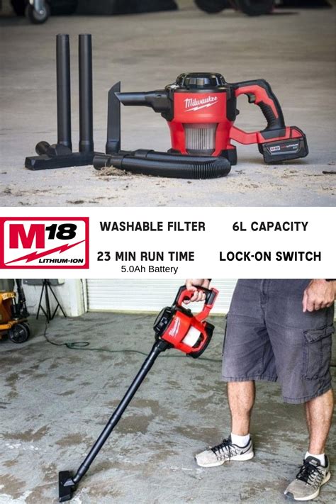 Milwaukee M18cv 0 18v Li Ion Cordless Compact Handheld Vacuum Cleaner Tool Skin Ebay