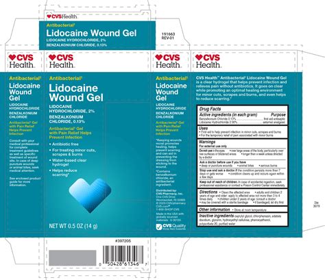 BUY Benzalkonium Chloride, Lidocaine Hydrochloride (Antibacterial Lidocaine Wound Gel) .13; 2 g ...