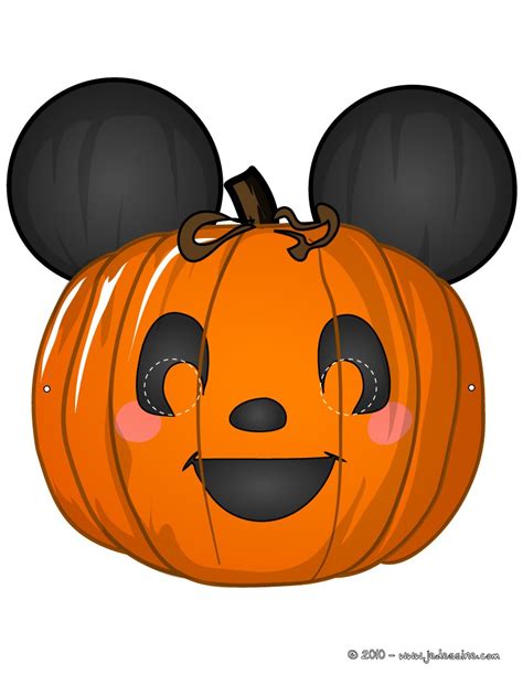 Activités manuelles masque de mickey version halloween fr hellokids