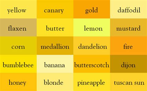 macam macam warna kuning  seller gramedia