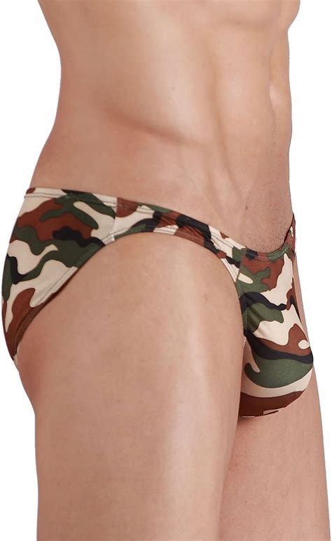 XUBA Mens Low Rise Sexy Camouflage Underwear Brief Bikini 1148 X Large 34 36 At Amazon Mens