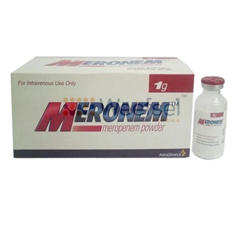 Meronem 1 Meropenem 1Gm At Best Price In Surat Weefsel Pharma