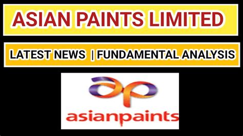 Asian Paints Share News Asian Paints Share Latest News Today Asian