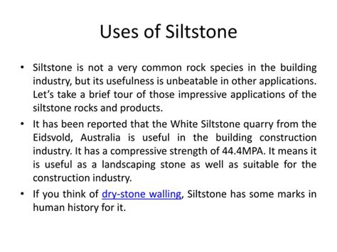 Siltstone - a complete guide | PPT