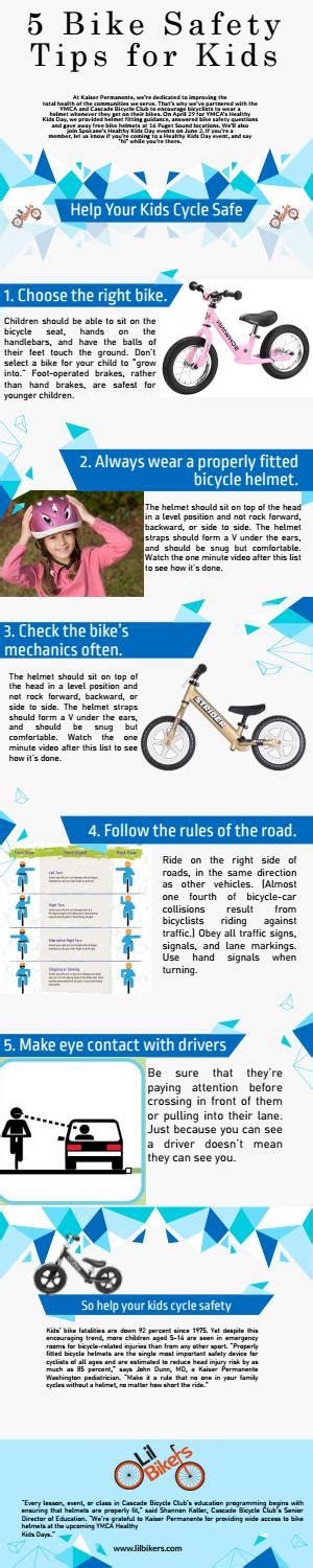 5 bike safety tips for kids by kidsbike - Issuu