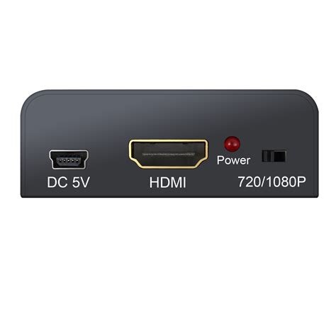 1080p Mini Av Cvbs Composite To Hdmi Converter Rca Audio Video Adapter Up Scaler Ebay