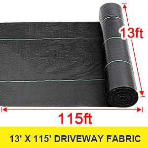 Amazon Driveway Fabric 13x115 Ft Road Fabric Commercial Weed