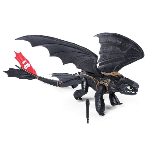 Buy Dreamworks Dragons Barrel Roll Toothless Dragon Toy With Lights