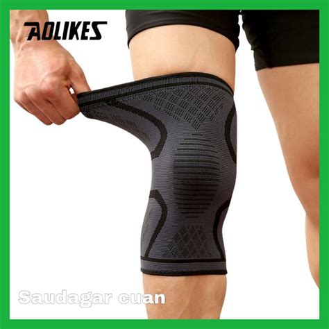 Jual Aolikes Pelindung Lutut Knee Support Pad Brace Fitness Gym Pcs