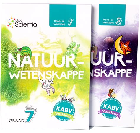 Pakket Gr 7 Natuurwetenskappe Boek 1 En 2 Volkleur