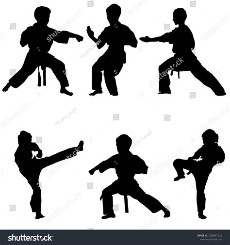 6057 Karate Punch Silhouette Images Stock Photos And Vectors Shutterstock