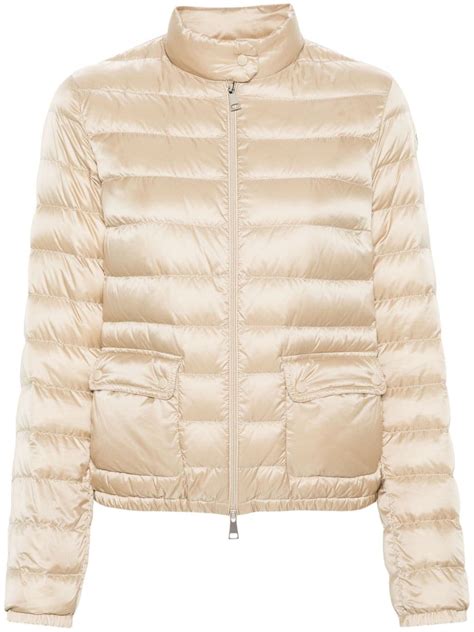 Moncler Lans Down Jacket Neutrals Farfetch