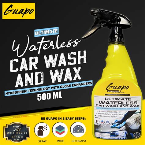 Ready Stock Guapo Car Care Solutions Ultimate Waterless Car Wash Wax