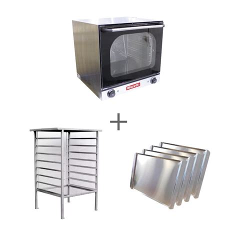 Combo Horno Convector El Ctrico Moretti Deli Base De Apoyo