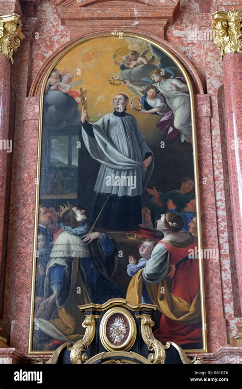 Saint Aloysius Gonzaga Altar In Jesuit Church Of St Francis Xavier In