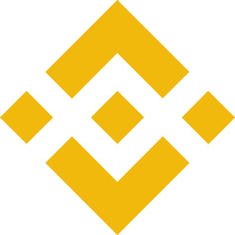 Binance logo in transparent PNG and vectorized SVG formats