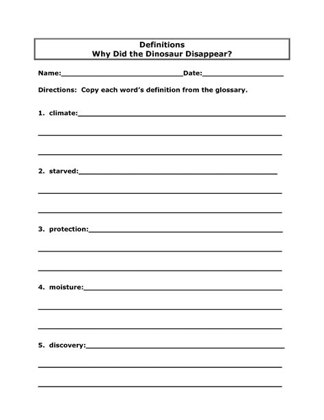 15 Best Images Of Word Definition Worksheets 2nd Grade Vocabulary