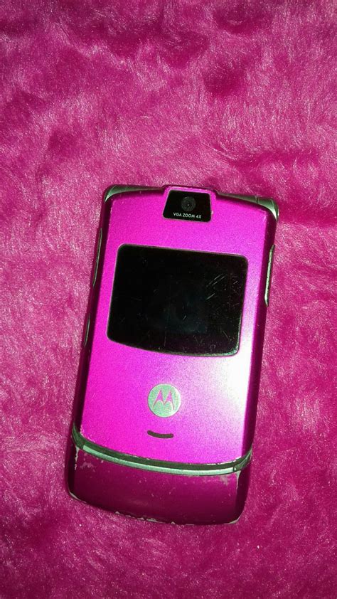 Pink Flip Phone Motorola Jenniffer Dillon