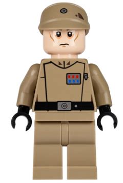 Minifigure Sw0623 Imperial Officer Captain Commandant Commander