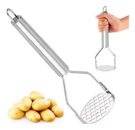 Amassador Espremedor De Batatas Legumes A O Inox Refor Ado Mercadolivre