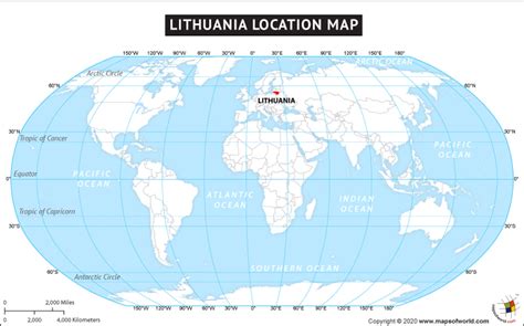 lithuania located location map  lithuania