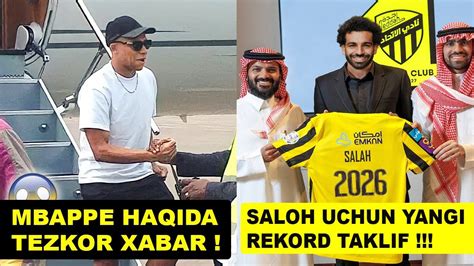 Mbappe Haqida Prezident Gapirdi Saloh Uchun Rekord Narx Ronaldo