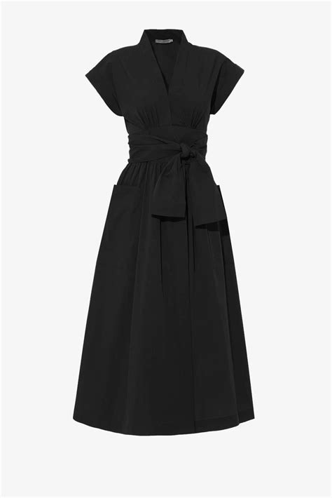 Our Iconic Wear Anywhere Clarissa Dress Is Back In Black Cotton