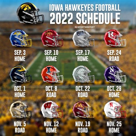 Iowa Football Tv Schedule 2023 Printable