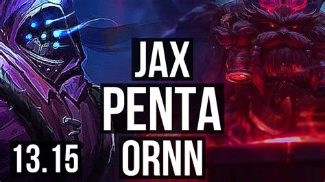 JAX Vs ORNN TOP Penta 14 2 7 Legendary 300 Games KR Diamond