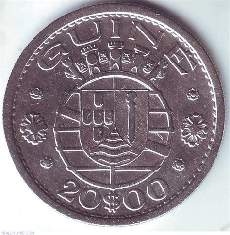 20 Escudos 1952, Portuguese Guinea (1446-1974) - Guinea-Bissau - Coin - 24528