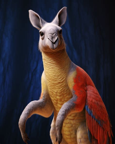 Kangaroo Parrot Hybrid 3 by marbrure on DeviantArt