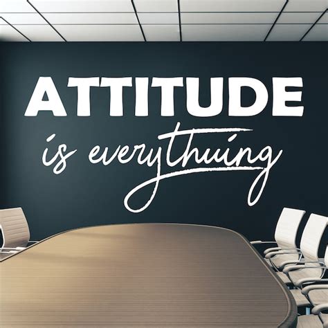 Attitude Wall Decal Etsy