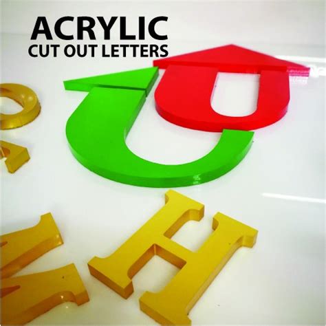 3d Acrylic Cutting Letters Acrylic Cut Out Wording 2d Wording 3d