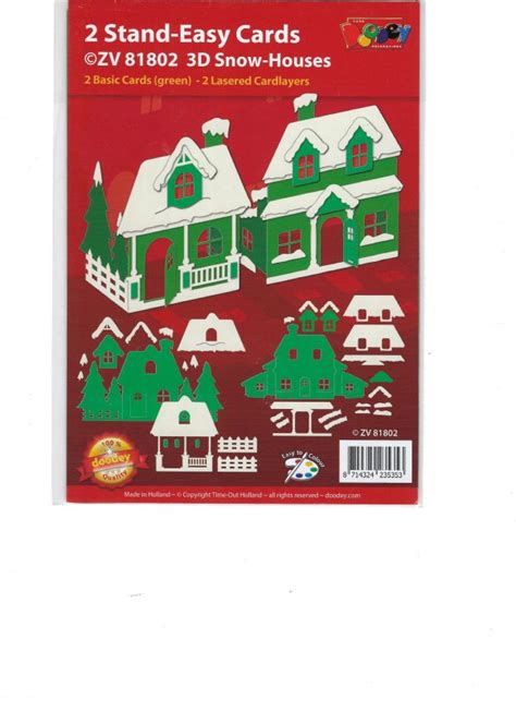 Doodey Stand Easy Cards Zv D Snow Houses Dutchfoodexpress