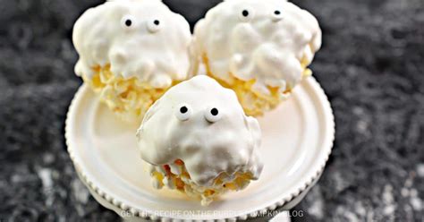 How To Make Ghost Popcorn Balls For Halloween