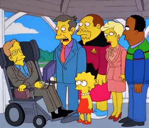 Stephen Hawking | Stephen hawking, The simpsons, Los simpson