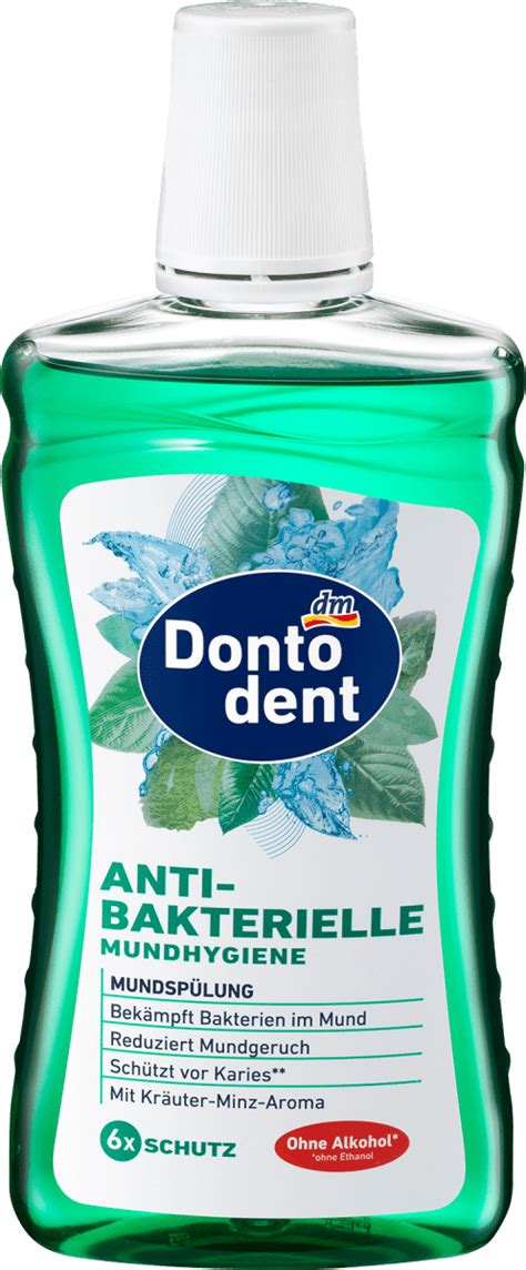 Dontodent Antibakterijska Vodica Za Ispiranje Usta 500 Ml Dm