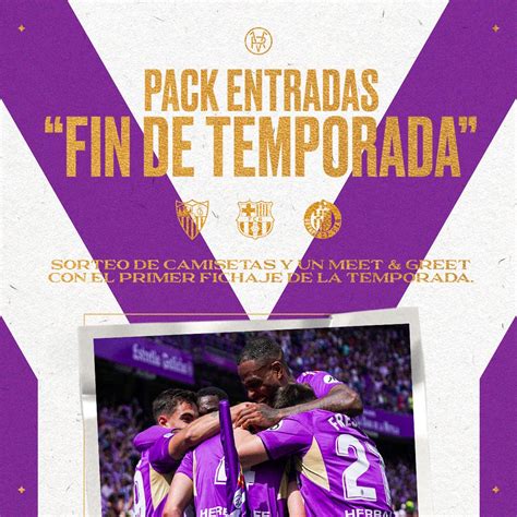 Real Valladolid C F On Twitter Ya A La Venta El Nuevo Pack De