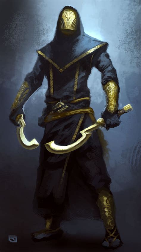 Dark Assassin Rob Joseph Character Art Fantasy Character Design Dungeons And Dragons Characters