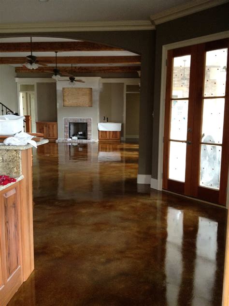 Acid Stained Concrete Kitchen Floor Flooring Guide By Cinvex