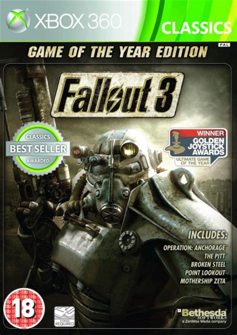 Fallout 3: Game Of The Year Edition (Classics) Xbox 360 | Zavvi