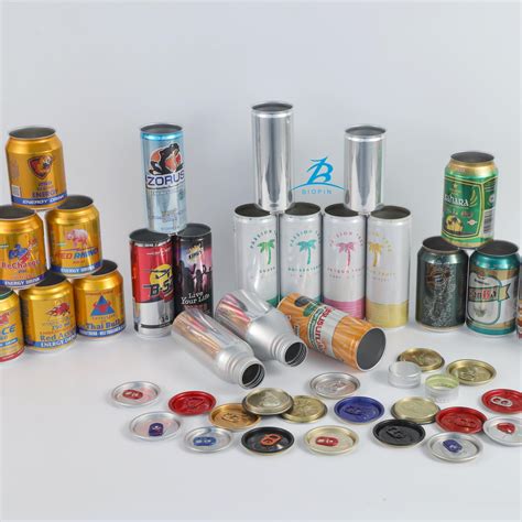 Empty Aluminum Can And Easy Open Lid For Beverage Packaging 200ml 250ml