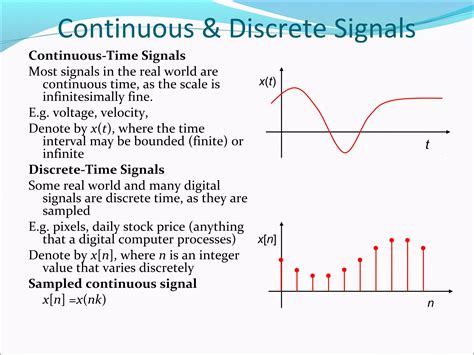 Signal Classification Of Signal PPT