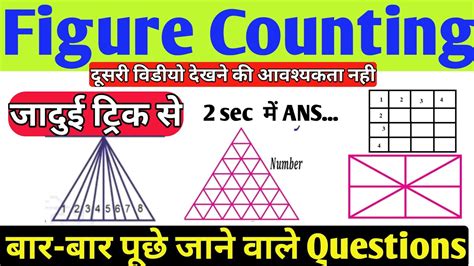 Reasoning Best Trick For Counting Figure Reasoning Solve करें मात्र 2