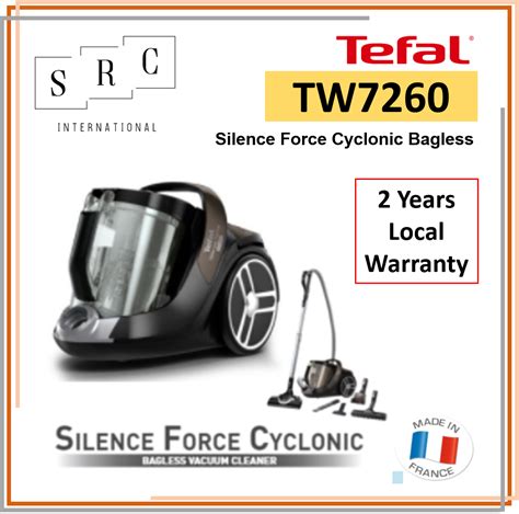 Tefal Tw Silence Force Cyclonic Bagless Vacuum Cleaner Lazada